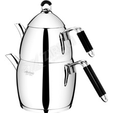 2 Adet Akdeniz Prestij Aile Boy Silikon Kulp Çaydanlık