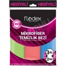 2 Adet Flodex Mikrofiber Temizlik Bezi 3 Al 2 Öde