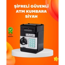 Zenvia Otomatik Para Çeken Şifreli Atm Tasarımlı Kumbara