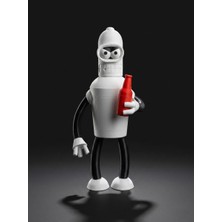 Demirhan3D 🤖 Futurama Bender Figür 25 cm | Pla Doğa Dostu Dekoratif Koleksiyon Biblo | 3D Baskı Robot Figür