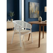 Gazzini Furniture Lena Hazeranlı Iskandinav Ahşap Sandalye