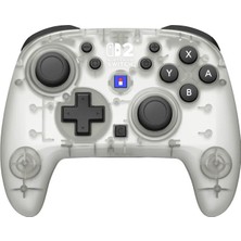 Nintendo Switch 2 Horipad Turbo Kablosuz Oyun Kolu Frost Pro Controller