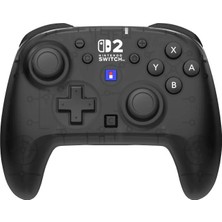 Nintendo Switch 2 Horipad Turbo Kablosuz Oyun Kolu Siyah Pro Controller