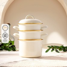 Emsan Retro Emaye Midi Set 14 cm