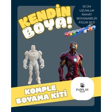 Paiplay Iron Man (Demir Adam) - Boyama Seti ve Iron Man Figürü 10CM