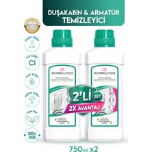 BioBellinda Kirlenme Geciktirici Duşakabin & Armatür Temizleyici 750ML (2'li Set)