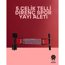 Zenvia Ayarlanabilir Elastik Yaylı Ergonomik Tasarımlı Kas Güçlendirme Seti