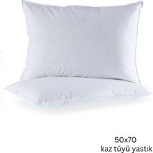 Kaz Tüyü Yastık -%100 Hava Geçirgen- Otel Tipi-Terletmez- 50X70CM