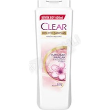 4 Adet Clear Şampuan Cool Yumuşak Parlak Kiraz 600 ml