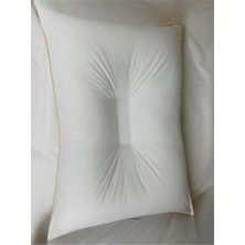 Horlama Önleyici Yastık -Otel Tipi-Boyun Destekli-Düz- Elyaf Dolgulu -Terletmez - 50X70CM