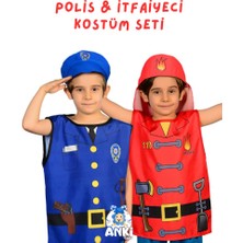 Ankitoys Polis & Itfaiyeci Kostüm Seti (4-6 Yaş)