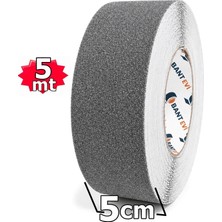 Bant Evi Gri Merdiven Kaydırmaz 5 Metre Gri Renk Zemin Kaymaz