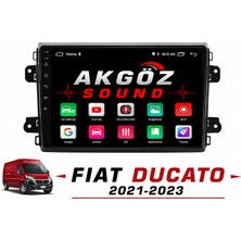 GÖZA-X Fıat Ducato 2021-2023 Multimedya Çerçevesi 9 Inç Soketleri Içinde