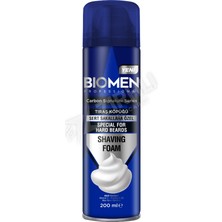 3 Adet Biomen Tıraş Köpüğü Professional Sert Sakallar Özel 200 ml