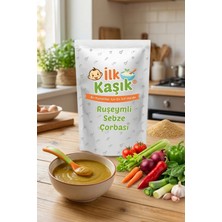 İlk Kaşık Ilk Kaşık Ruşeymli  Sebze Çorbası 8+ Ay | Katkısız Sebzeli Bebek Ek Gıda (125 G)