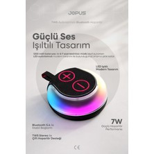 Azeada Rgb LED Işıklı Askı Kayışlı Ipx5 Bluetooth Hoparlör 7W Güçlü Ses 1200 Mah, USB Tf Destekli - S12