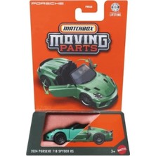 Matchbox Moving Parts 2024 Porsche 718 Spyder Rs Açılır Kapı Detaylı 1:64 Model Araba