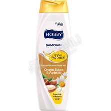 3 Adet Hobby Yağ Özlü Argan & Papatya Şampuan 500 ml
