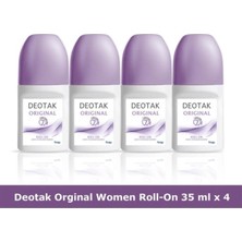 Deotak Roll-On Bayan Deodorant 35 Ml X 4 Adet