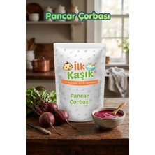 İlk Kaşık Pancarlı Bebek Çorbası 125 gr +6 Ay Katkısız Sebzeli Çorba