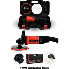 Assur 1200W Polisaj Makinesi Devir Ayarlı 180MM Pasta Cila