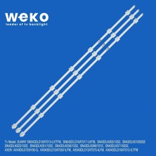 Weko Axen AX43DIL012/0206-B 43'' Inch 3 Adet Tv LED Bar