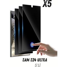 PSGT Sam S24 Ultra Hayalet Ekran Koruyucu Kırılmaz Cam Privacy Yandan Görünmez