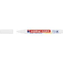 Edding E-4085 Beyaz Likit Tebeşir Kalemi Kokusuz 12 mm Uç Kalınlığı ile Su Bazlı