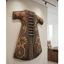 "DEKORATİF HEDİYELİK KABARTMA DETAYLI KAFTAN TABLO MODELİMİZ DUVAR ASKI APARATLI" BOY 45 CM EN 36 CM