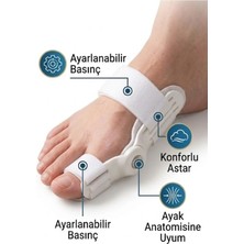 Wellflex Yeni Nesil Halluks Valgus Ateli (Tek)