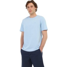 Lumberjack MB CT102 C Nk T-Sh 6fx Açık Mavi Erkek Kısa Kol T-Shirt