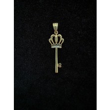 Sarezza Gold Altın Queen Anahtar Figür Kolye Ucu (14 Ayar)