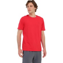 Lumberjack MB CT102 C Nk T-Sh 6fx Kırmızı Erkek Kısa Kol T-Shirt