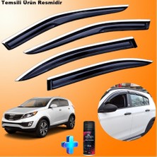 Caraks Kia Sportage Mügen Cam Rüzgarlığı Abs Nikelajlı Cam Rüzgarlığı 2010-2015 4 Lü + Ebrayn 150 ml Koku