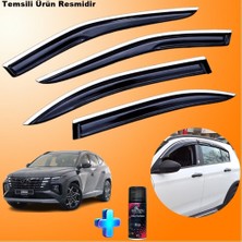 Caraks Hyundai Tucson Mügen Cam Rüzgarlığı Abs Nikelajlı Cam Rüzgarlığı 2021 Sonrası 4lü +Ebrayn 150ML Koku
