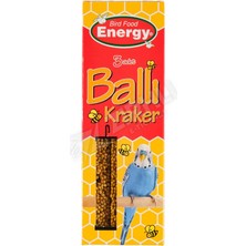 4 Adet Energy Kuş Yemi Şaşkın Ballı Kraker 3 Lü