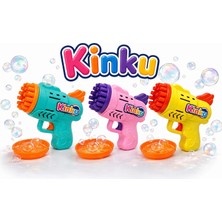 Kinku  Pilli Baloncuk Köpük Tabancası Köpük Balon Makinesi Baloncuk Makinesi Köpük Tabancası