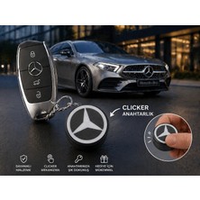 YSN Sounds Mercedes Clicker Anahtarlık , Mercedes Logolu Clicker Araç Anahtarlığı - Mercedes Araba Anahtarlık