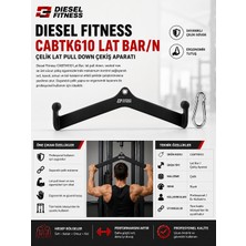 Diesel Fitness CABTK610 Lat Bar Çelik Lat Pull Down Çekiş Aparatı