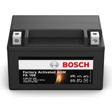 Motostart Bosch Fa 108 Arora Cappucino 50 ve 125 cc Motosiklet Akü (Kullanıma Hazır)