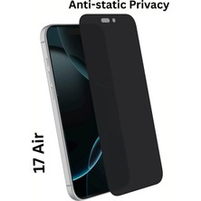 PSGT Iphone 17AIR Uyumlu Tam Kaplayan Anti-Static Hayalet Ekran Koruyucu Kırılmaz Cam Filmi