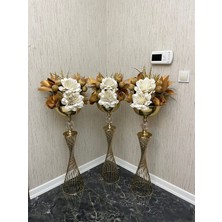 110 cm Boyunda Göklü Model Eva Çiçekli Arajman