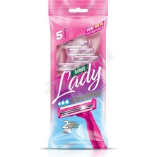 4 Adet Derby Lady 2 Bıçaklı 5'li Poşet