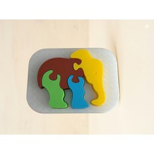 Mibe.co Eğitici Puzzle Köpek Yapboz 6 Parça Güvenli Oyuncak
