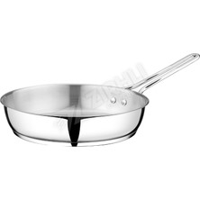 5 Adet Akdeniz Elit Metal Kulp Çelik Tava 26 cm