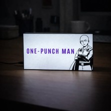 Gişe Arts Masa Lambası - One Punch Man Adaptörlü Dekoratif & Hediyelik Lamba