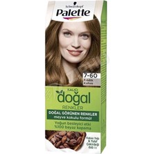 3 Adet Palette Doğal Renkler 7.60 Fındık Kahve 50 ml