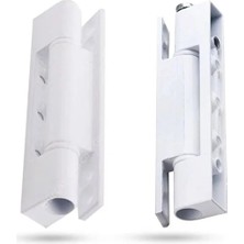Alüminyum ve Pvc Kapı Menteşesi 90-100 mm Beyaz 2 Adet