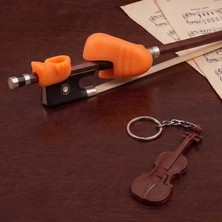 Midex ACV-76OR Turuncu Keman Yay Tutucu Serçe Parmak Desteği