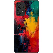 Le Balvo Samsung Galaxy A33 Uyumlu Renklerin Dansı Baskılı Silikon Kılıf